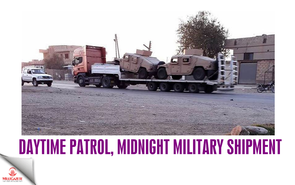 Daytime patrol, midnight military shipment