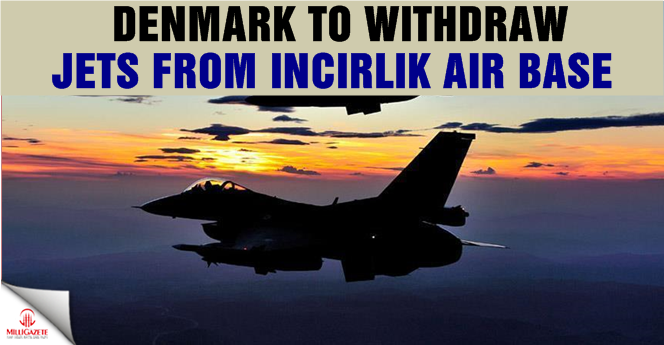 Denmark to withdraw jets from Incirlik Air Base