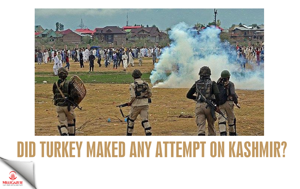 Did Turkey make any attempt on Kashmir?