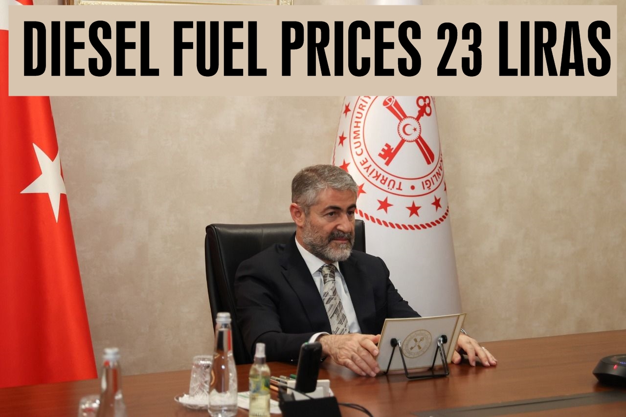 Diesel fuel prices 23 liras