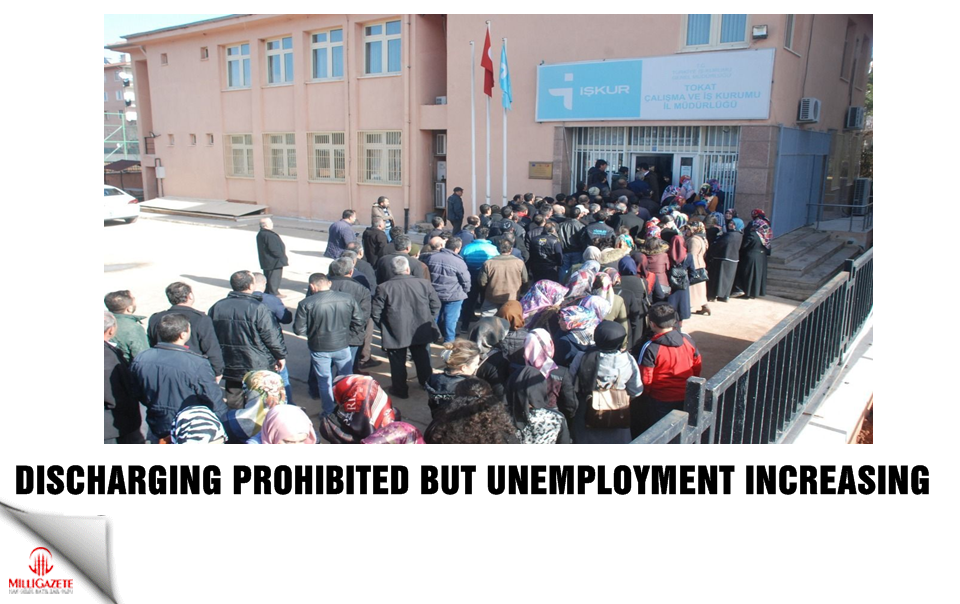 Discharging prohibited but unemployment increasing