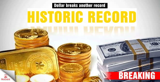 Dollar breaks another historic record