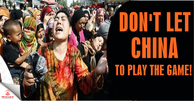 Don't let China to play the game!