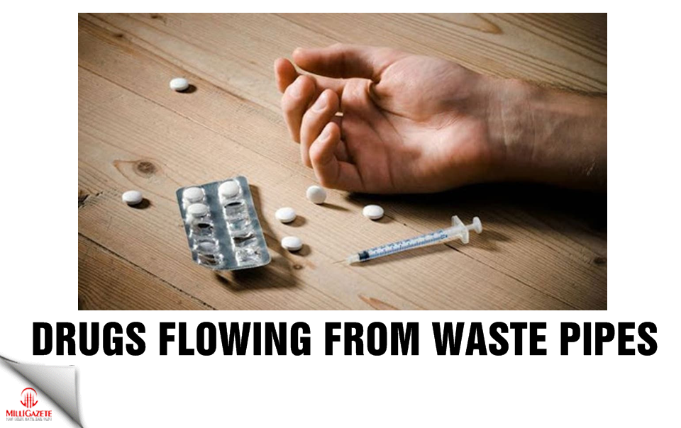 Drugs flowing from waste pipes