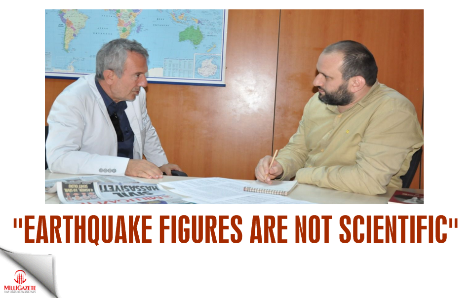 Earthquake figures are not scientific