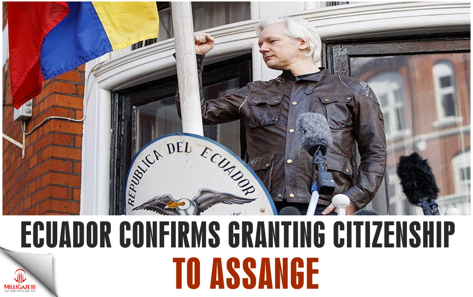 Ecuador confirms granting citizenship to Assange