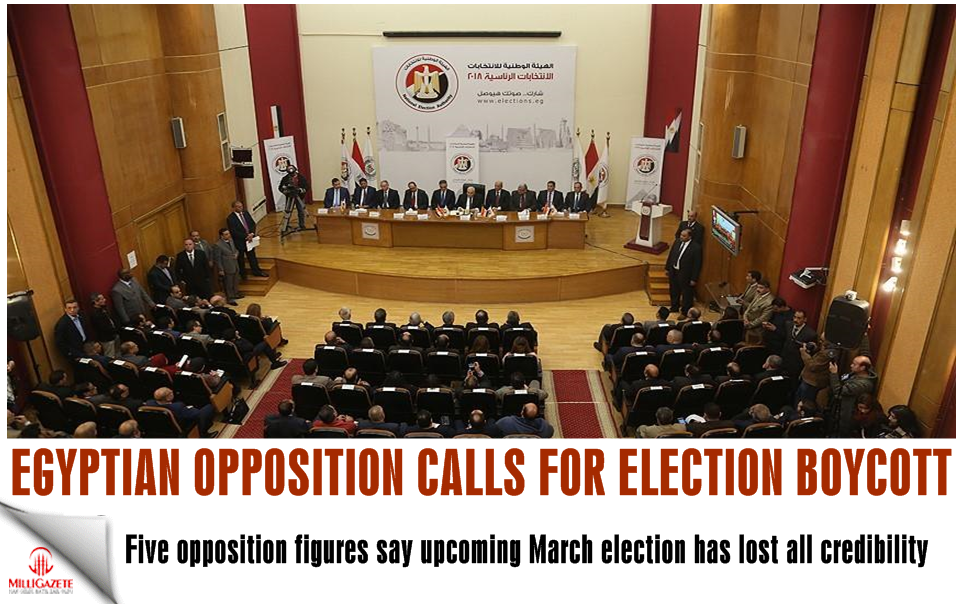 Egyptian opposition calls for election boycott