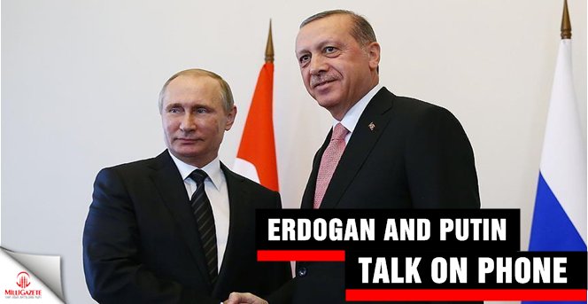 Erdogan and Putin talk on phone