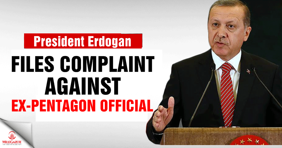 Erdogan files complaint against ex-Pentagon official