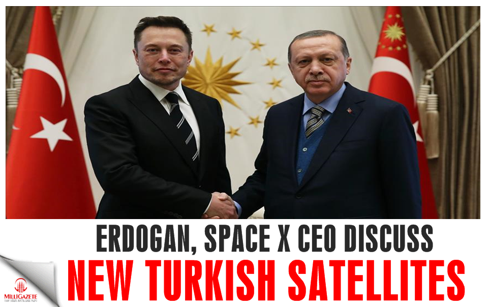 Erdogan, Space X CEO discuss new Turkish satellites