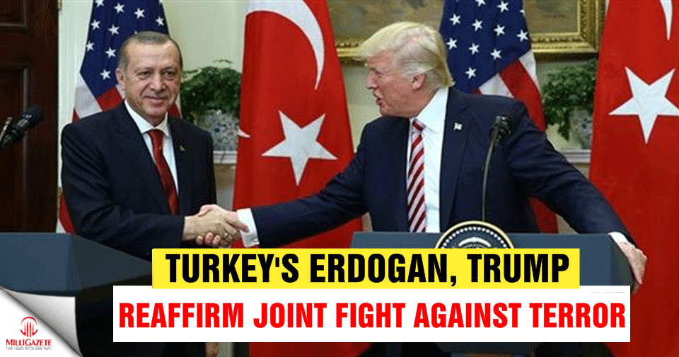 Erdogan, Trump reaffirm joint fight against terror