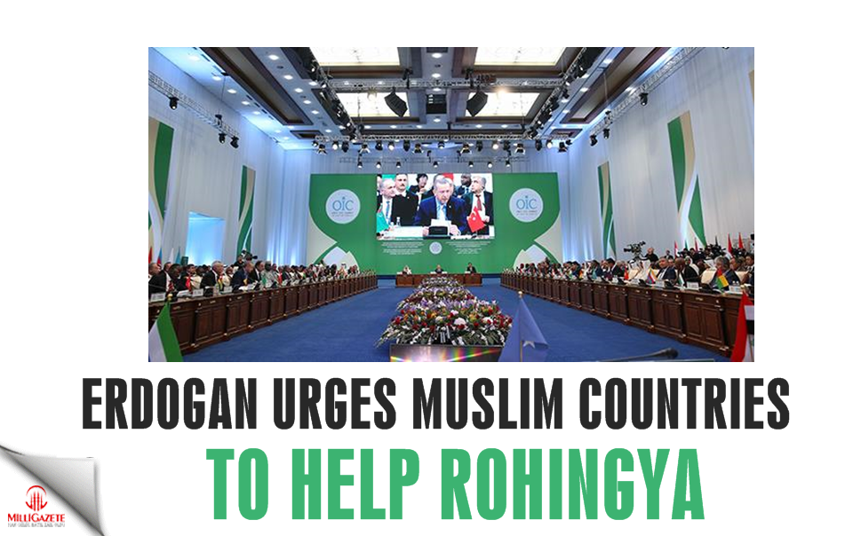 Erdoğan urges Muslim countries to help Rohingya