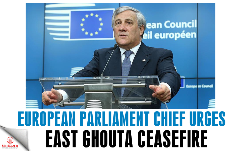 European Parliament chief urges East Ghouta ceasefire