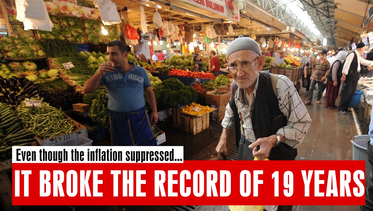 Even though the inflation suppressed, it broke the record of 19 years