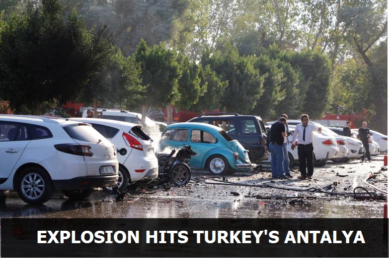 Explosion hits southern Turkey's Antalya