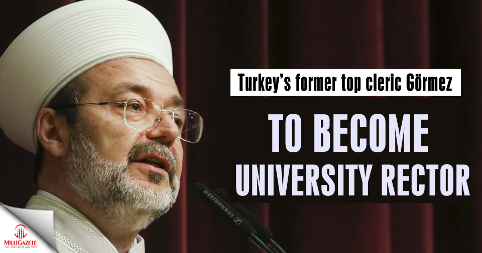Former head of Turkey’s top religious body to become university rector
