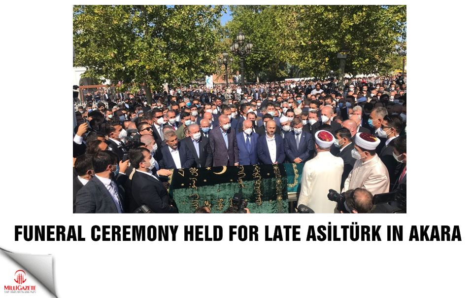 Funeral ceremony held for late Asiltürk in Ankara