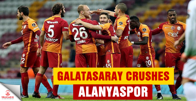 Galatasaray crushes Alanyaspor