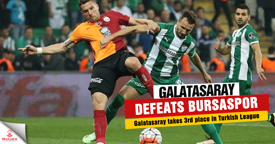 Galatasaray defeats Bursaspor in Arena stadium