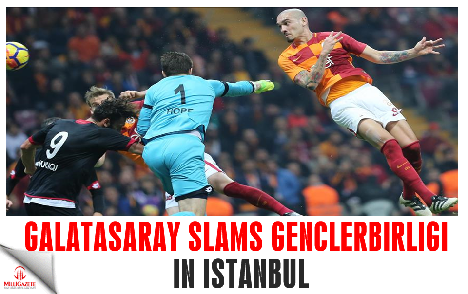 Galatasaray slams Genclerbirliği in İstanbul