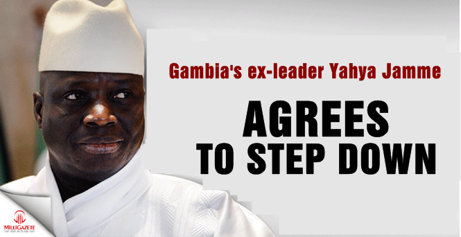 Gambia’s ex-leader Jammeh agrees to step down
