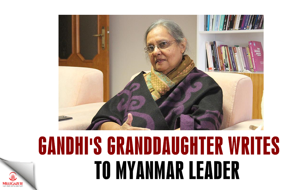 Gandhi’s granddaughter writes to Myanmar leader