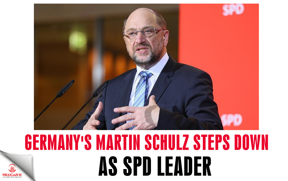 Germany’s Martin Schulz steps down as SPD leader