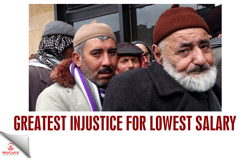 Greatest injustice for lowest salary 