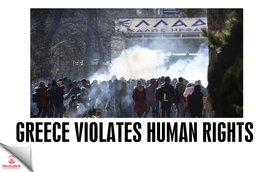 Greece violates human rights