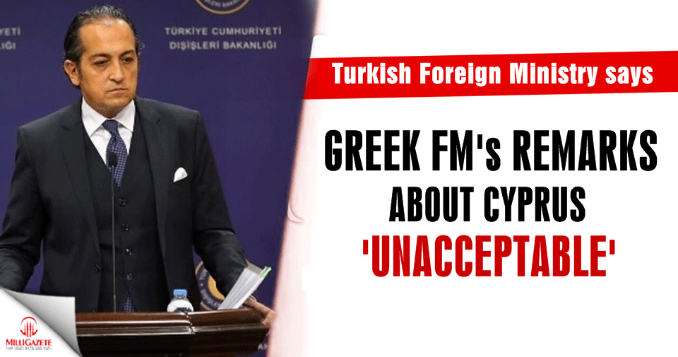 Greek FM's remarks about Cyprus 'unacceptable': Turkey