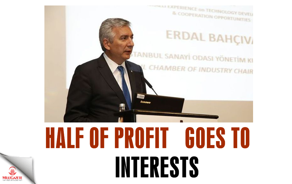 Half of profit goes to interests
