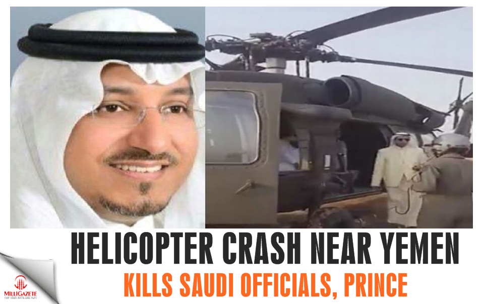 Helicopter crash near Yemen kills Saudi officials, prince