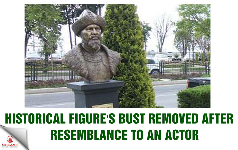 Historical figure’s bust removed after resemblance to an actor