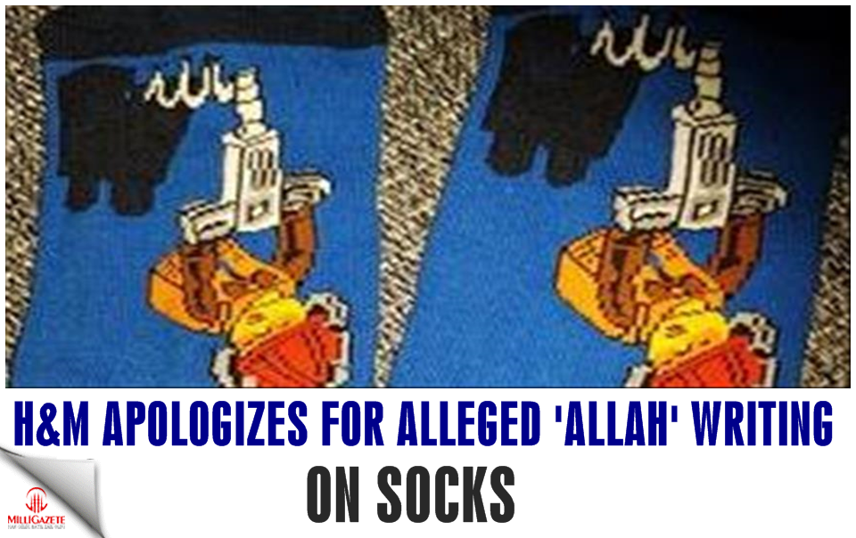 H&M apologizes for alleged ‘Allah’ writing on socks