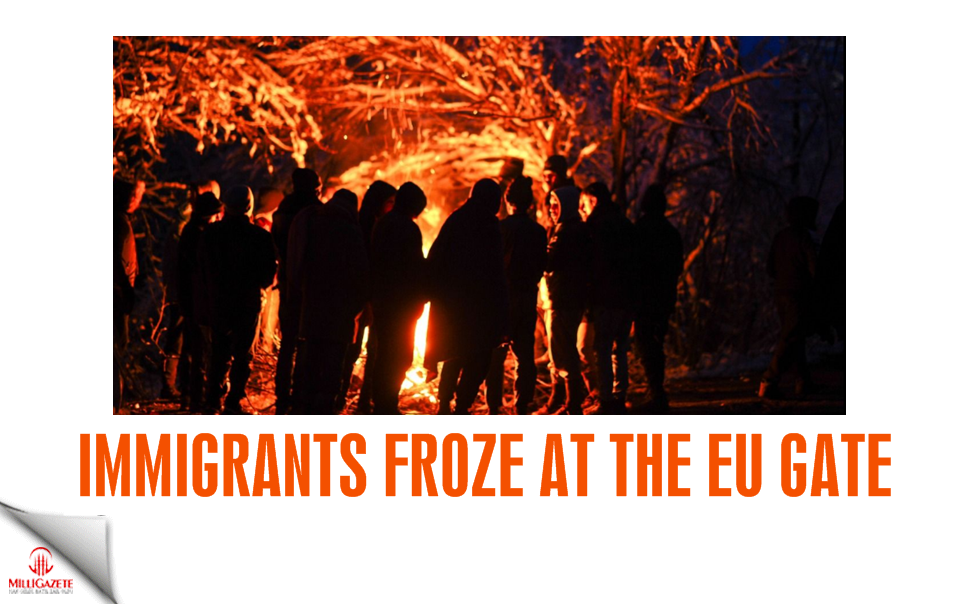 Immigrants froze at the EU gate