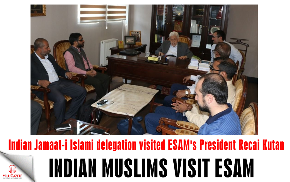 Indian Jamaat-i Islami delegation visits ESAM's President Recai Kutan