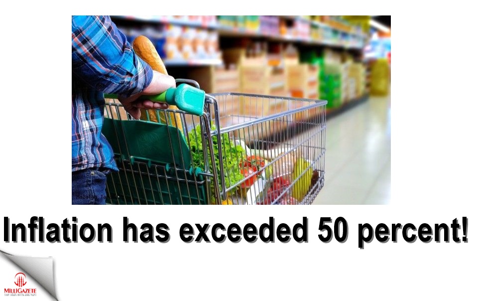 Inflation has exceeded 50 percent!