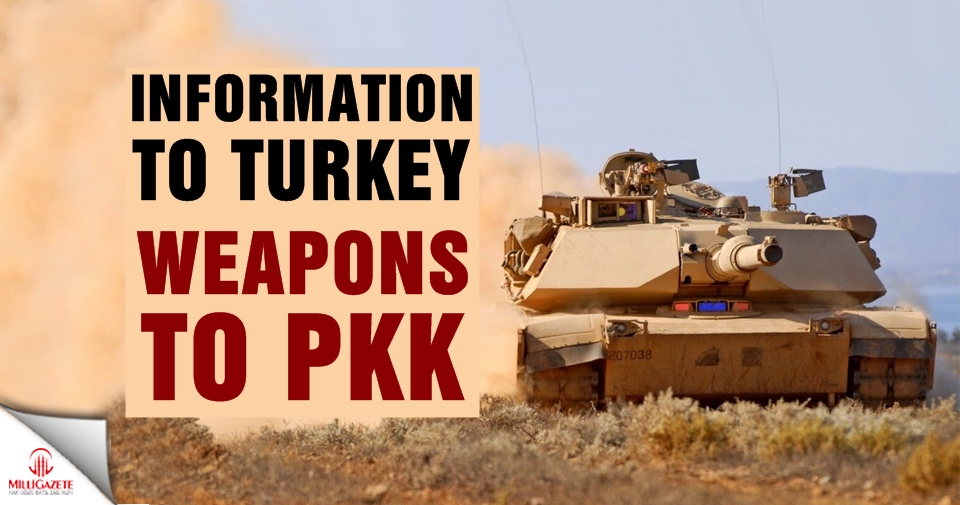 Information to Turkey, weapons to PKK
