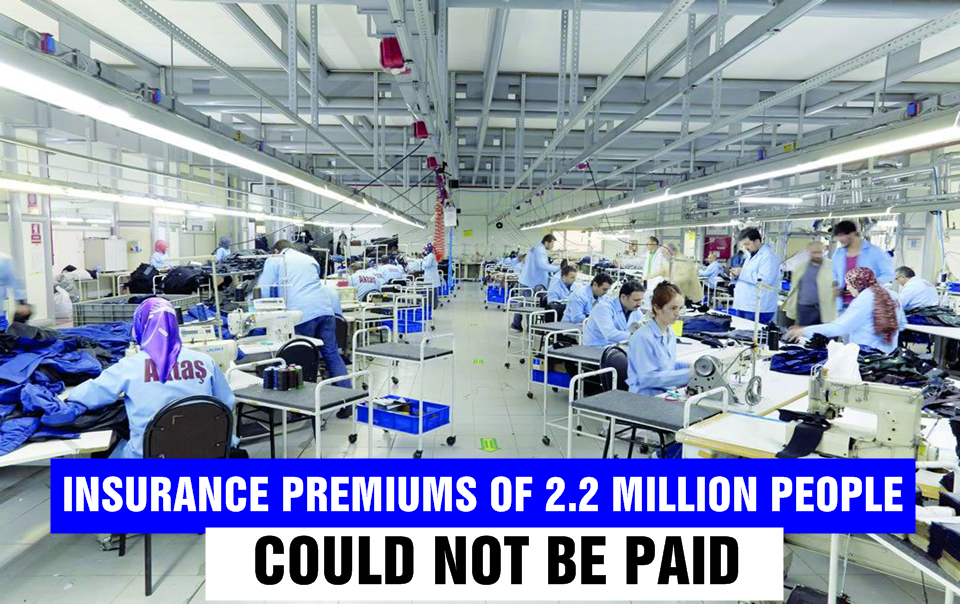 Insurance premiums of 2.2 million people could not be paid