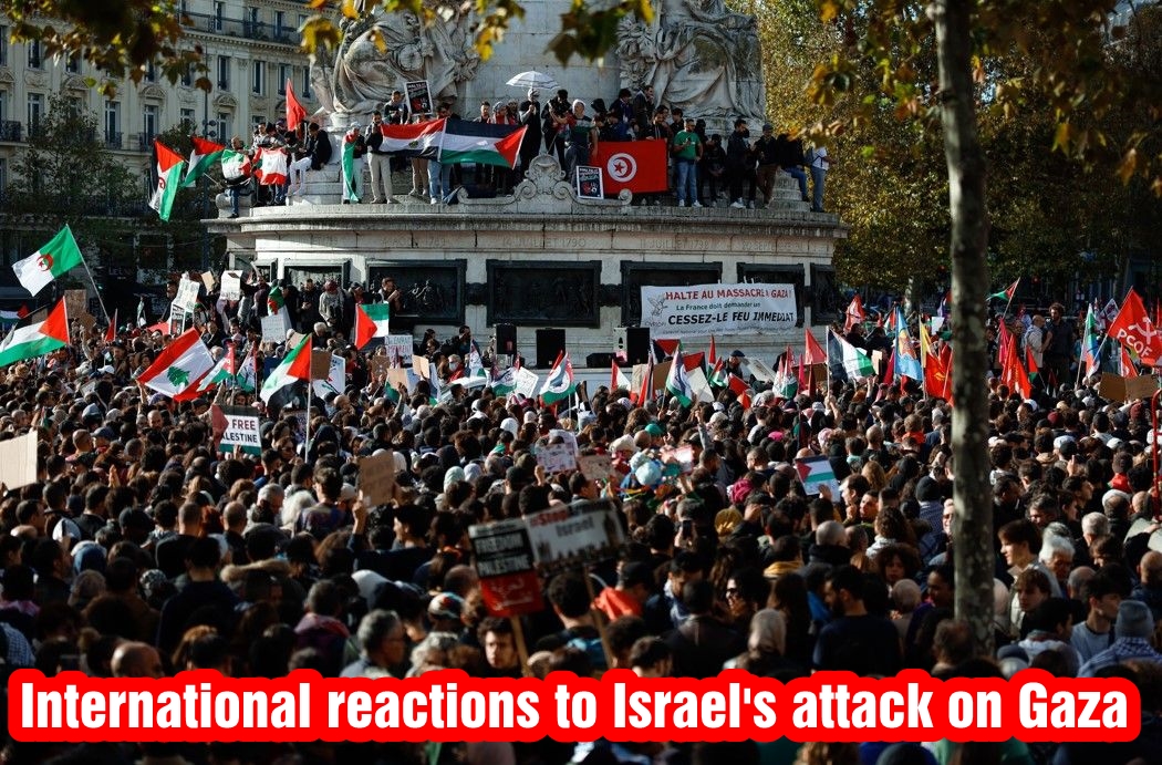 International reactions to Israel's attack on Gaza