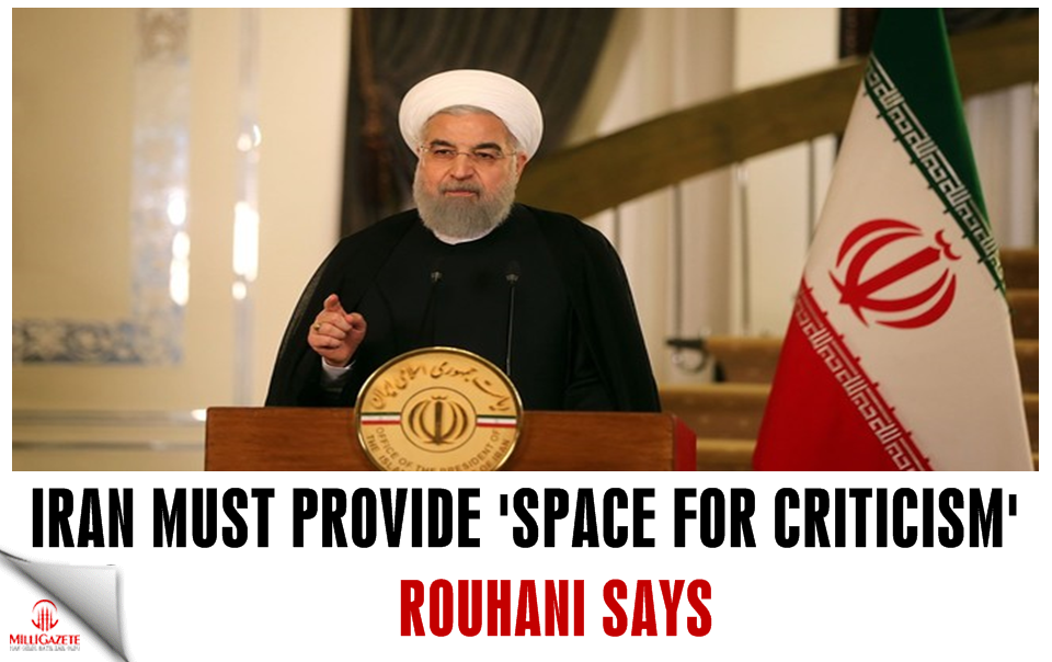 Iran must provide 'space for criticism': Rouhani