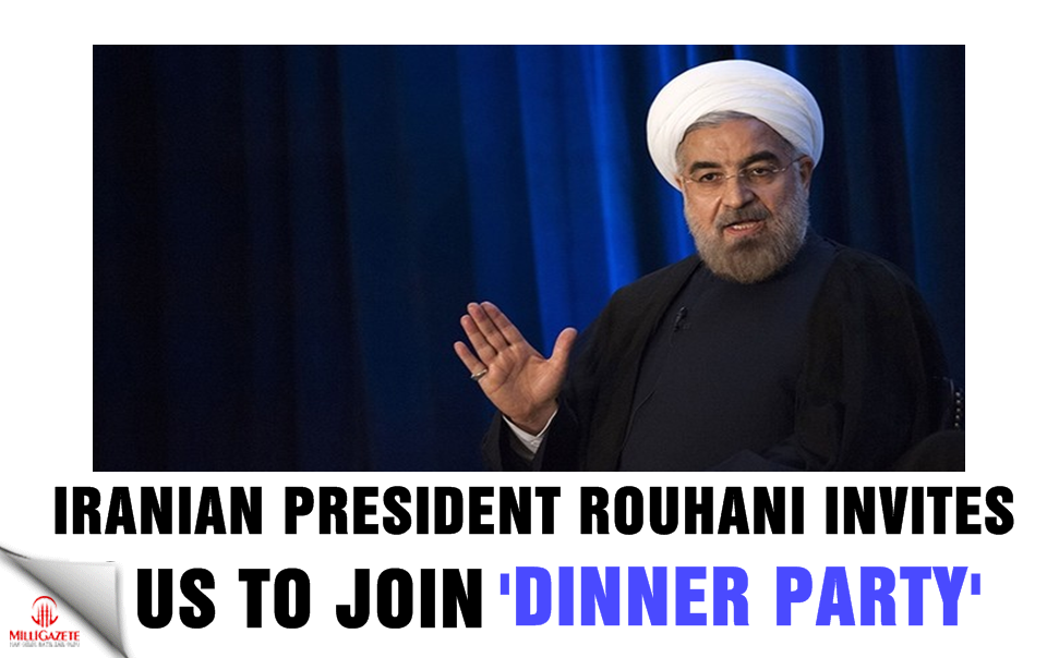 Iranian president invites US to join 'dinner party'