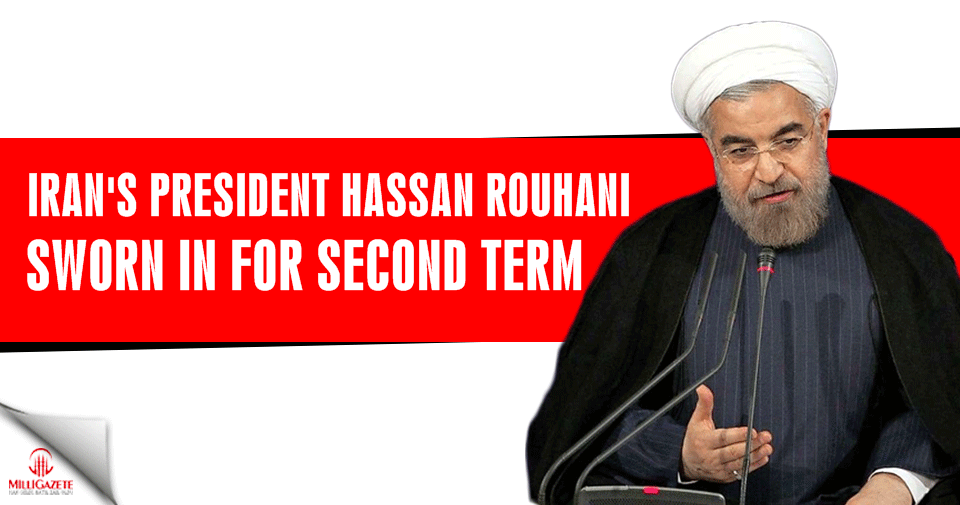 Iran's President Hassan Rouhani sworn in for second term