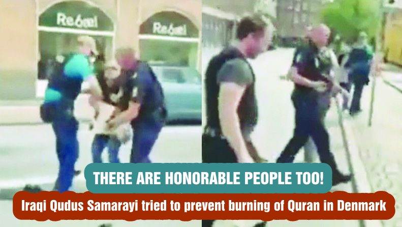 Iraqi Qudus Samarayi tried to prevent burning of Quran in Denmark