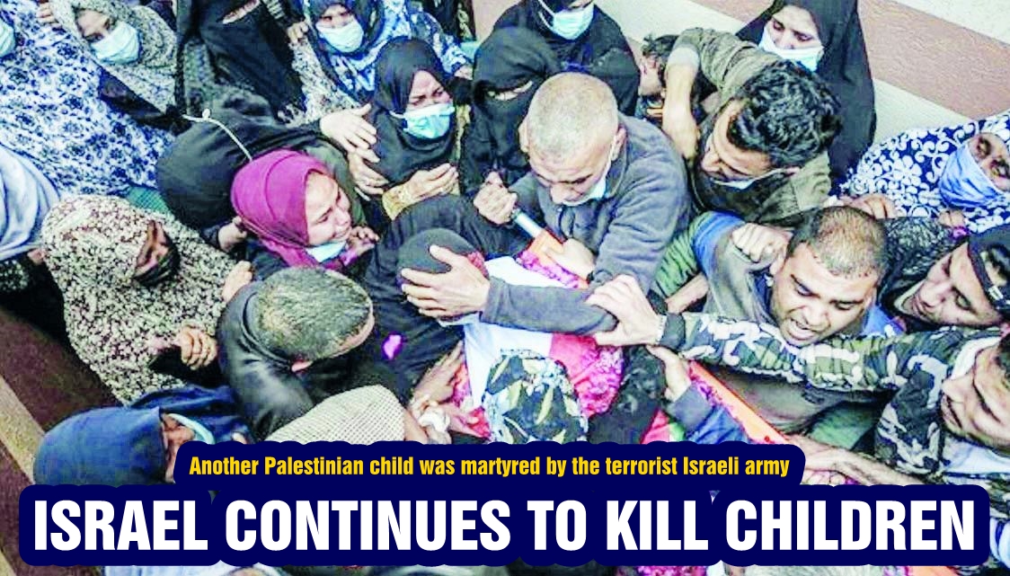 Israel continues to kill children