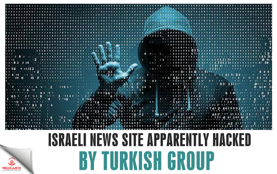 Israeli news site apparently hacked by Turkish group