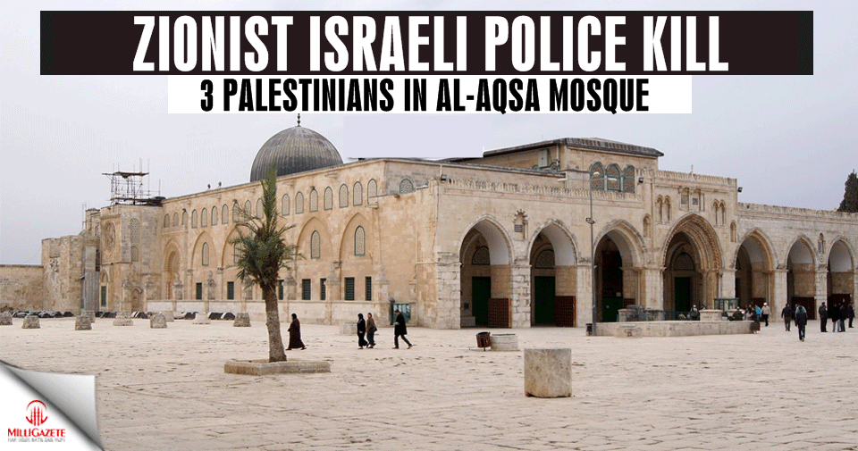 Israeli police kill 3 Palestinians in al-Aqsa mosque