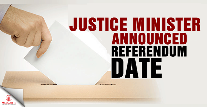 Justice Minister announced referendum date