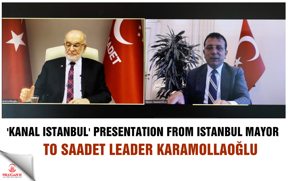 'Kanal İstanbul' presentation from Istanbul Mayor İmamoğlu to Karamollaoğlu