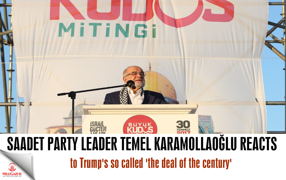 Karamollaoğlu reacts to Trump's so called 'the deal of the century'